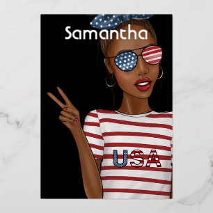 4th of July Independence Day USA Birthday Party Fo