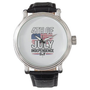4th of July Independence Day Vintage Shirt Design_ Watch