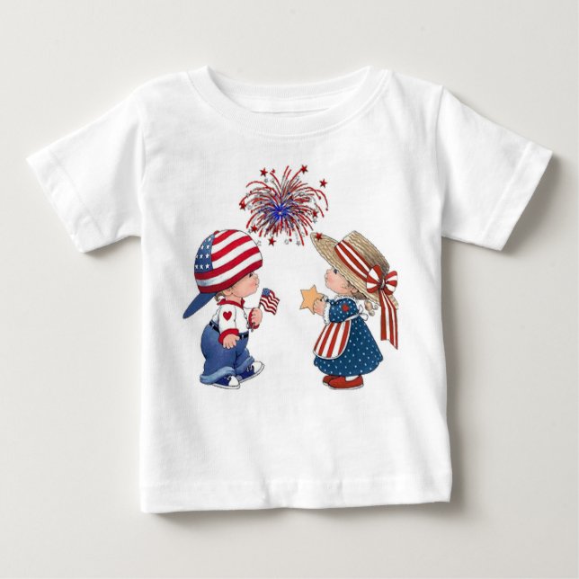 4th of July Infanr Baby T-Shirt (Front)