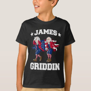 4th Of July James Madison Griddy James Griddin 1  T-Shirt