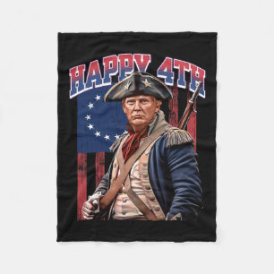 4th Of July Joe Biden God Save The Queen Stand Wit Fleece Blanket