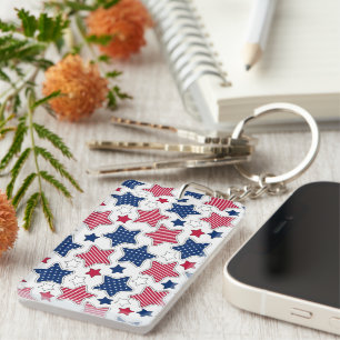 4th Of July Keychain
