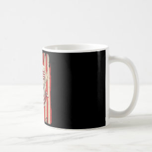4th of July Labrador Dog AAAmerican Flag USA Coffee Mug