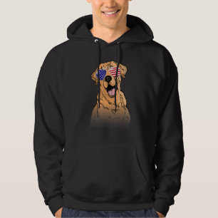 4th Of July Labrador Patriotic Merica Dog 4th Of J Hoodie