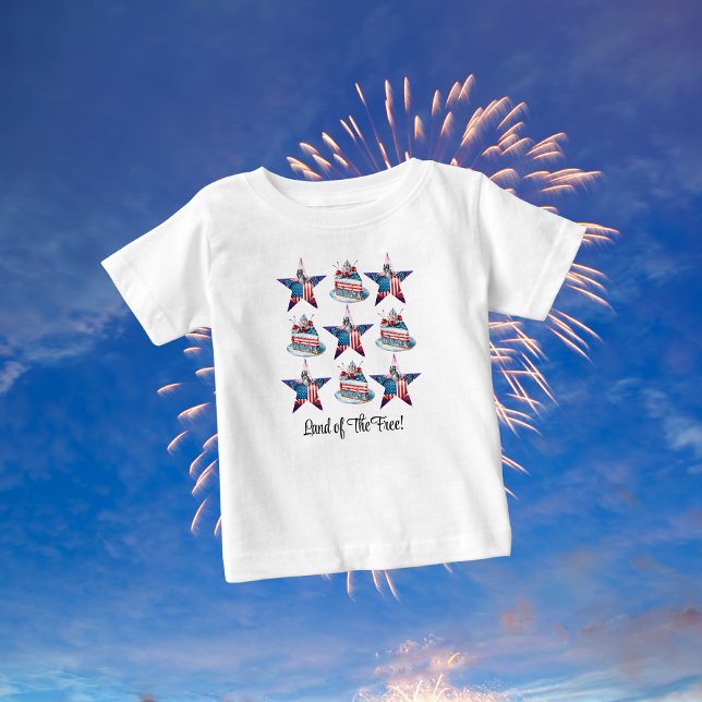 4th of July "Land of The Free" T-Shirt (Creator Uploaded)