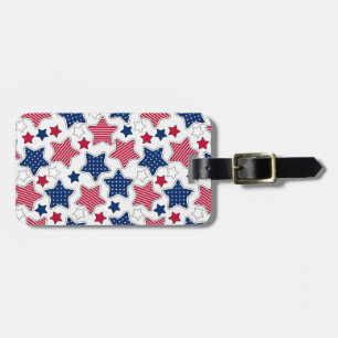 4th Of July Luggage Tag