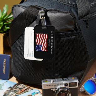 4th of July Luggage Tag – Patriotic Travel