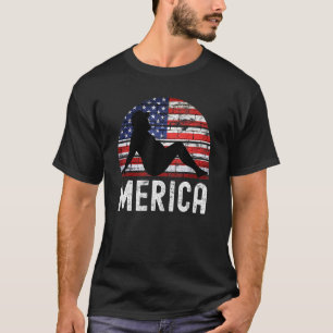 4th Of July Merica Fat Party Drinking Adult Joke T-Shirt