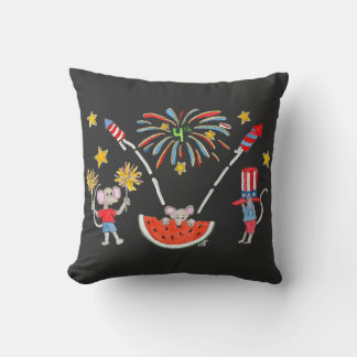 4th of July Mice Cushion