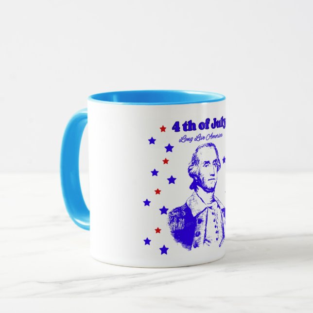 4th of July Mug (Front Left)