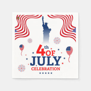 4th of july napkin