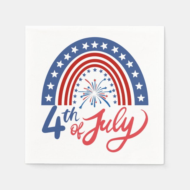 4th of July Napkin (Front)