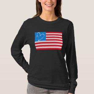 4th of July Nurse Independence Day  American Flag T-Shirt