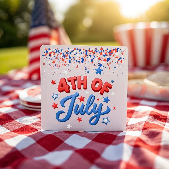4th of July Paper Coaster (Creator Uploaded)