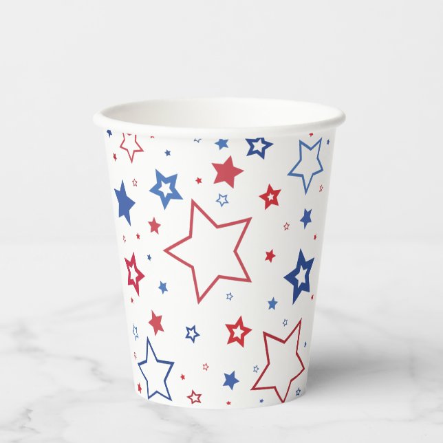 4th of July Paper Cups (Front)