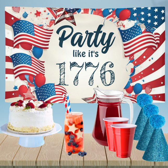 4th of July Party  Banner (Creator Uploaded)