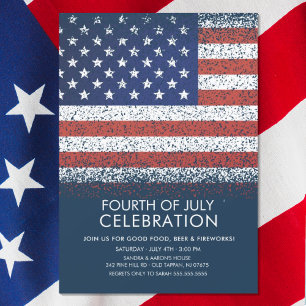 4th of July Party Barbecue Invitation