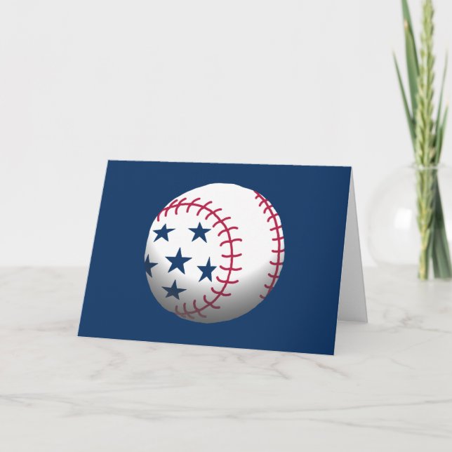4th of July Party Baseball Invitation (Front)