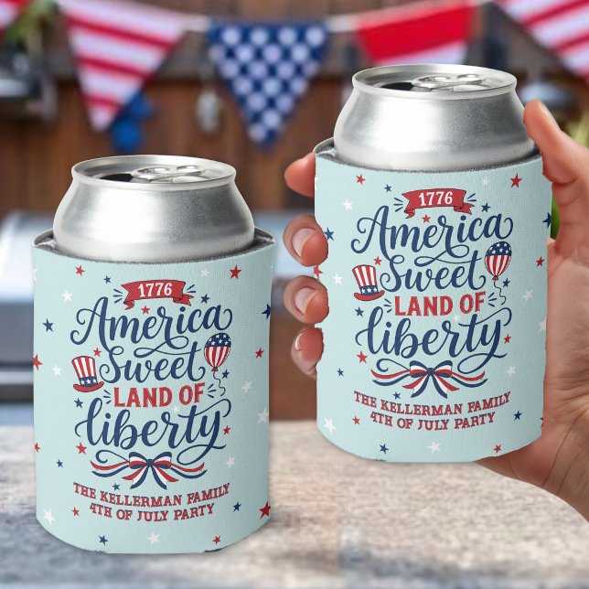 4th Of July Party Can Cooler (4th Of July Party Can Cooler )