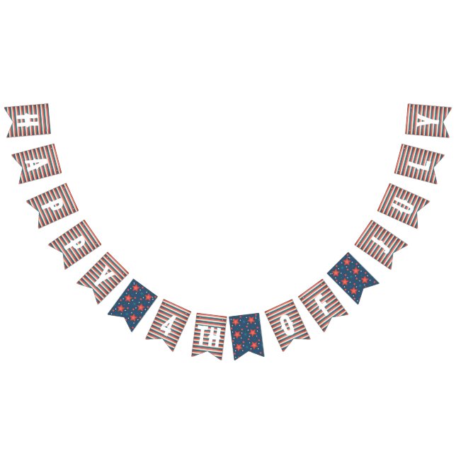 4th of July Party Decoration Bunting (All)