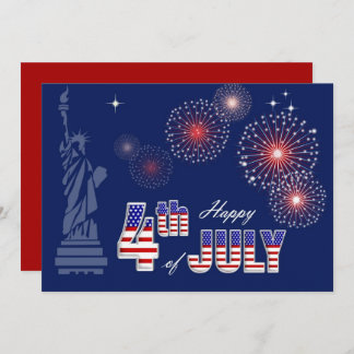 4th of July Party | Event Ptriotic Design Invitation