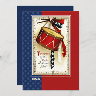 4th of July Party | Event Vintage design Invitation