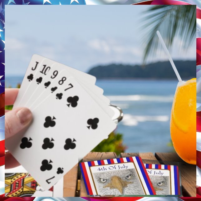 4th Of July Party Favours Playing Cards (Creator Uploaded)