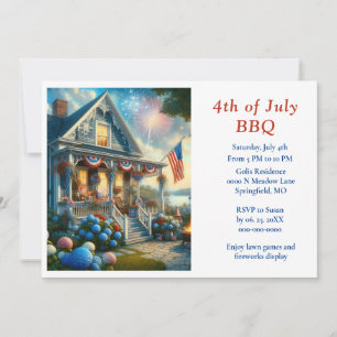 4th of July Party  Invitation