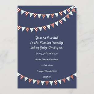4th of July Party Invitation