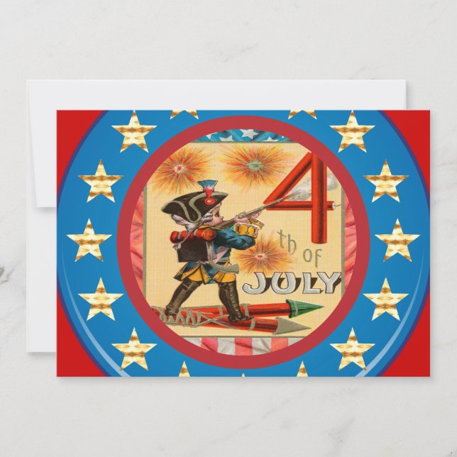 4th of July Party Invitations (Front)