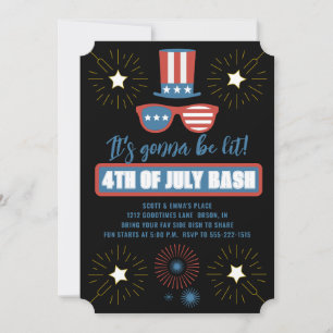 4th of July Party Invitations