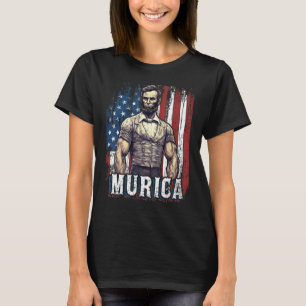 4th of July Patriotic Abraham Lincoln Graphic Jul T-Shirt