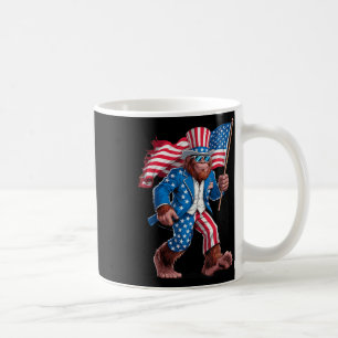 4th Of July Patriotic American Bigfoot Sasquatch U Coffee Mug