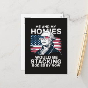 4th of July Patriotic American Holiday Postcard