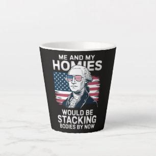4th of July Patriotic American Latte Mug