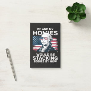 4th of july patriotic american post-it notes