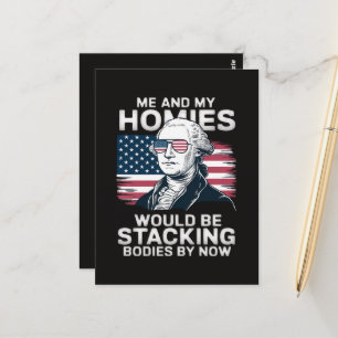 4th of July Patriotic American Postcard