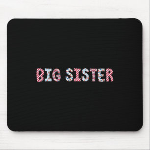 4th Of July Patriotic Big Sister Independence Day Mouse Pad
