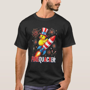 4th of July Patriotic Day Funny Firecracker Duck G T-Shirt