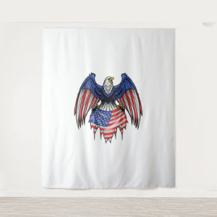 4th Of July Patriotic Eagle - Bald Eagle Tapestry