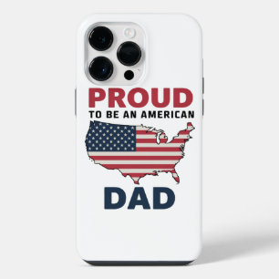 4th of July Patriotic Father's Day iPhone 14 Pro Max Case