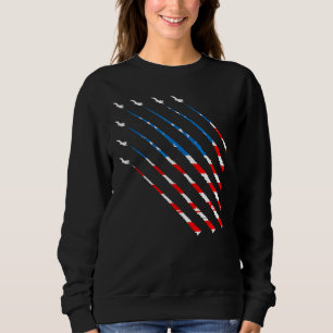 4th Of July Patriotic  For Mem USA Fireworks Sweatshirt