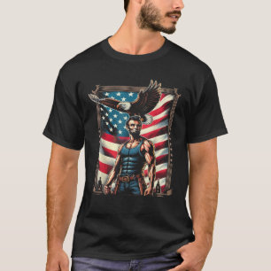 4th of July Patriotic Funny Abraham Lincoln July 4 T-Shirt