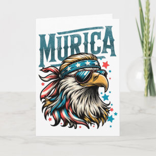 4th Of July Patriotic Funny Eagle July 4th Usa Mur Card