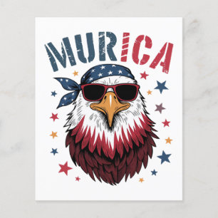 4th of July Patriotic Funny Eagle USA Flyer