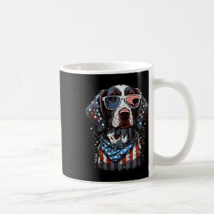4th Of July Patriotic German Shorthaired Pointer D Coffee Mug
