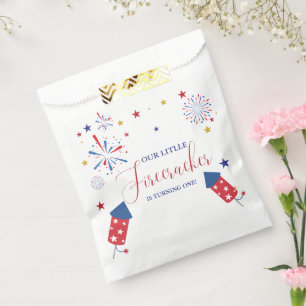 4th of July Patriotic independence  birthday party Favour Bag