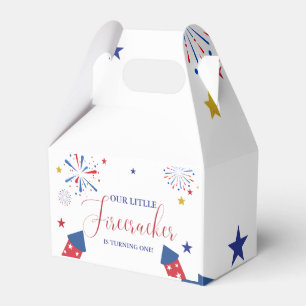 4th of July Patriotic independence  birthday party Favour Box