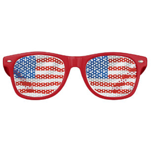 4TH OF JULY PATRIOTIC Party Sunglasses