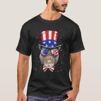 4th of July Patriotic Rat Mouse Merica USA Flag Ra